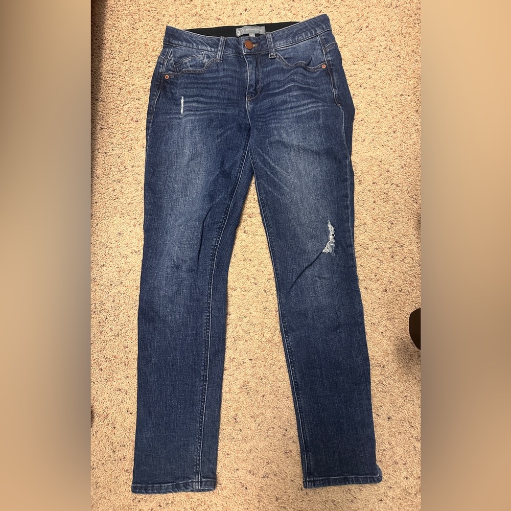 Wit & Wisdom Dark Blue Skinny Jeans